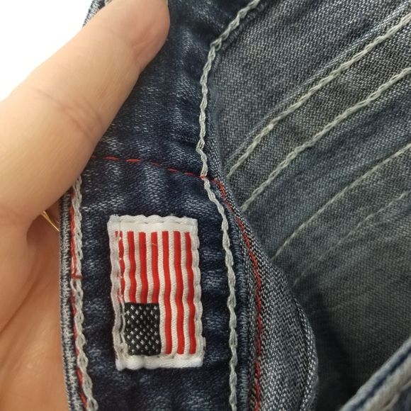 True Religion Billy Distressed Straight-Leg Jean - Picture 11 of 15